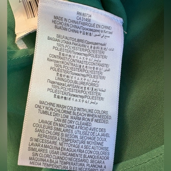 BCBGMAXAZRIA Mini Dress-Green-Size 0 - Picture 7 of 7